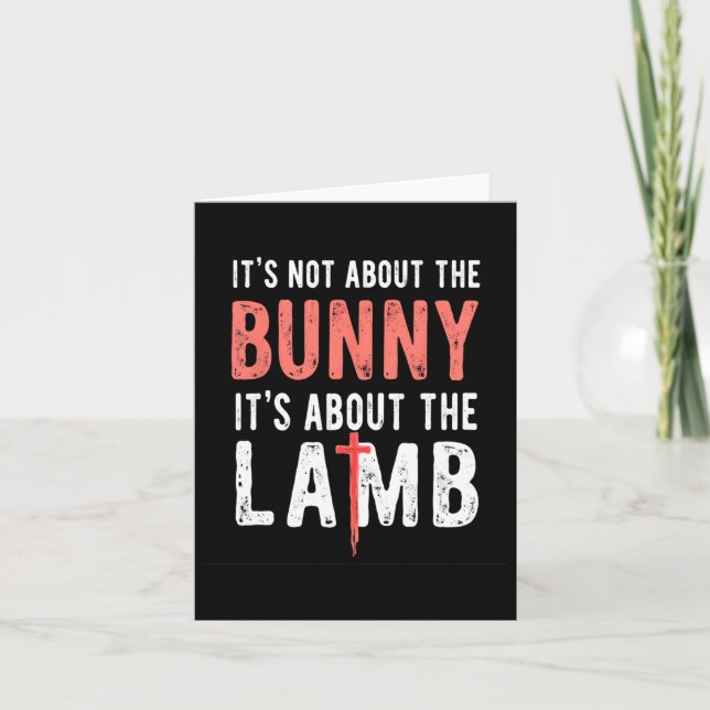 Carte Ce n'est pas à propos du lapin, c'est à propos de  (Devant)