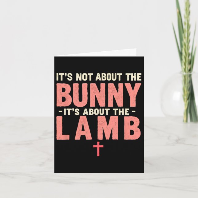 Carte Ce n'est pas à propos du lapin, c'est à propos de  (Devant)