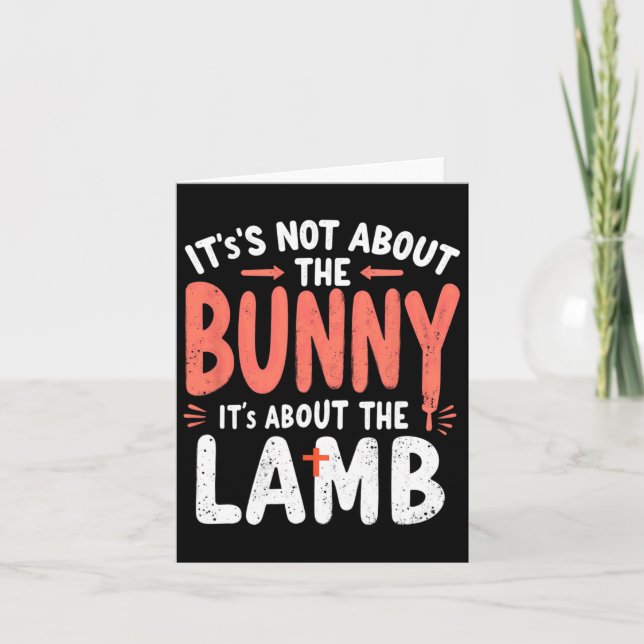 Carte Ce n'est pas à propos du lapin, c'est à propos de  (Devant)