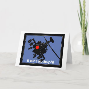 Carte Ce n'est pas Rudolph
