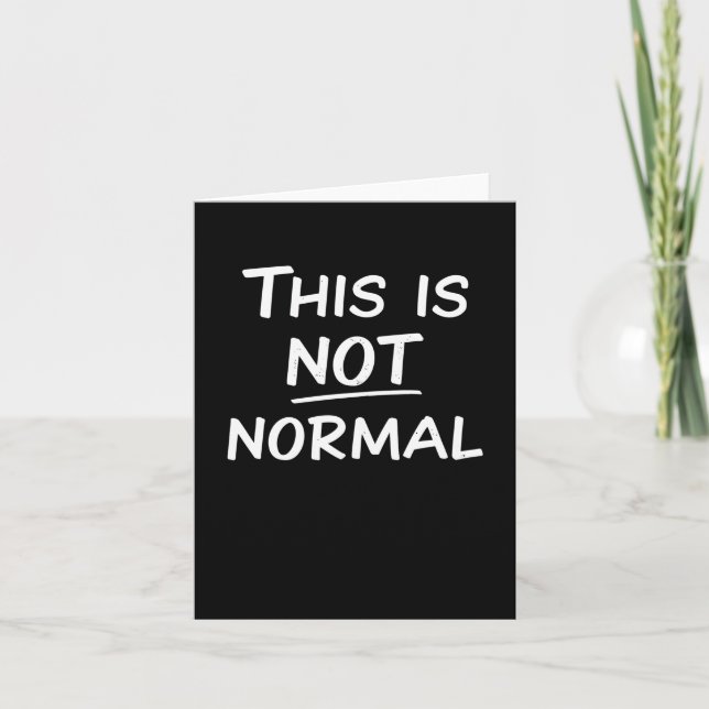 Carte Ce N'Est Pas Un Autocollant Normal (Devant)