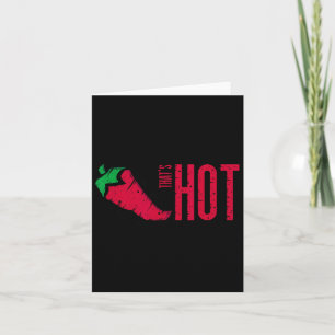 Carte Ce piment rouge est chaud 