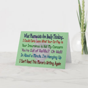 Carte Ce que les pharmaciens pensent vraiment