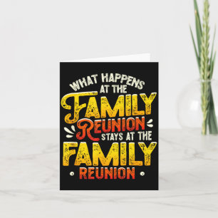 Carte Ce qui se passe à la réunion de famille reste en f