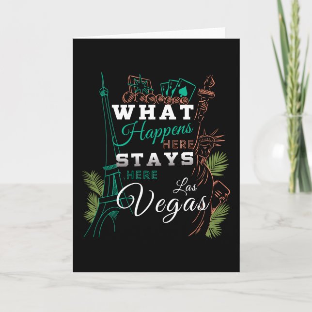 Carte Ce qui se passe à Vegas (Devant)