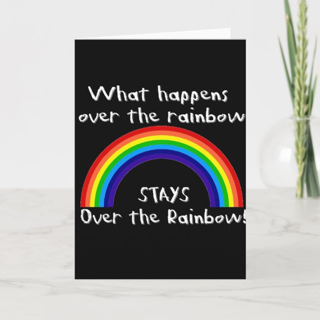 Carte Ce Qui Se Passe Sur L'Arc En Ciel... (Devant)