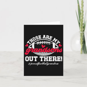 Carte Ce sont mes petits-fils Footb Grand-mère d'un foot