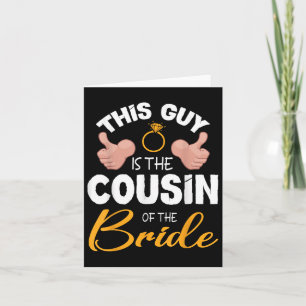 Carte Ce Type Est Le Cousin Du Mariage De La Chambre De