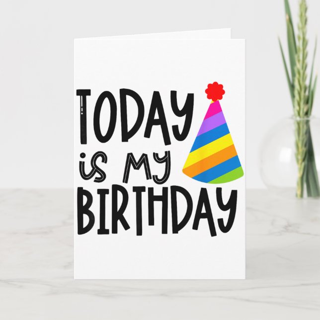 Carte Ceci dit que aujourd'hui est mon anniversaire - Co (Devant)