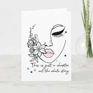 Carte Ceci est juste un chapitre Citation positive