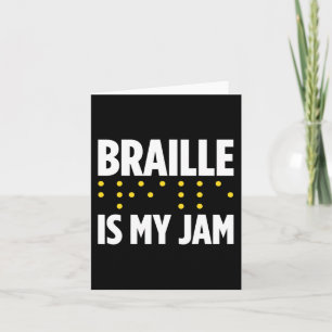 Carte Cécité Pour Les Aveugles Personne Aveugles Braille