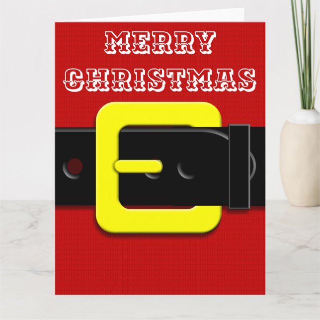 Carte Ceinture du Père Noël (Devant)