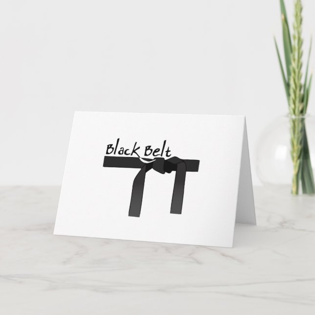 Carte Ceinture noire (Devant)