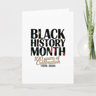 CARTE CELEBRATE BLACK HISTORY MONTH 