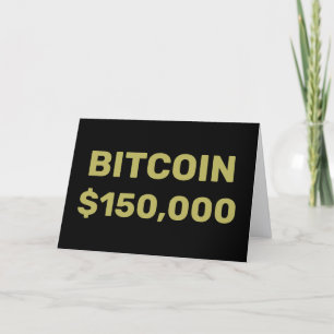 Carte Célébration de Bitcoin à 150000