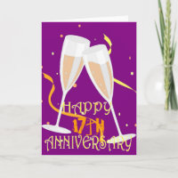 célébration de champagne d'anniversaire de mariage