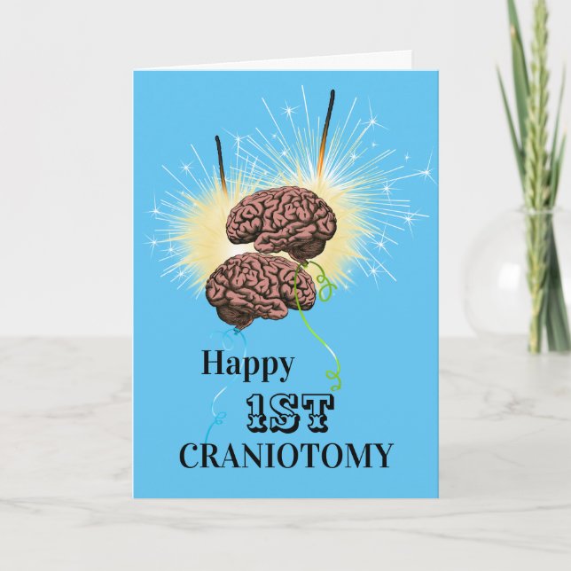 Carte Célébration de la craniotomie des ballons à cervea (Devant)