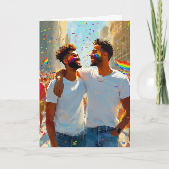 Carte Célébration de la Marche Fière et Joyeuse (Devant)
