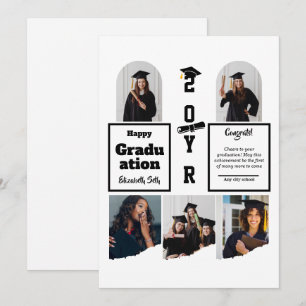 Carte Célébration de la photo de remise des diplômes 5 M