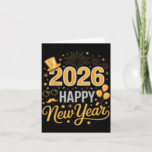 Carte Célébration de la Saint-Sylvestre 2026 pour les pa