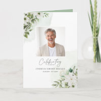 Célébration de la vie Ordre du service funéraire m