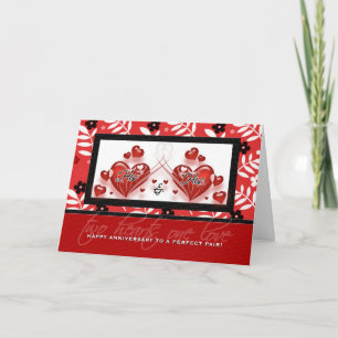 Carte Célébration de l'anniversaire de couple gay HIS et