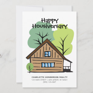 Carte Célébration de l'anniversaire de maison du client
