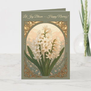 Carte Célébration de l'hyacinthe Sonbol en fleurs Nowruz