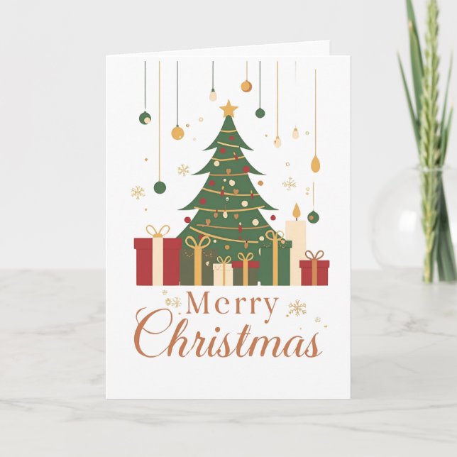 Carte Célébration de Noël Cosy (Devant)