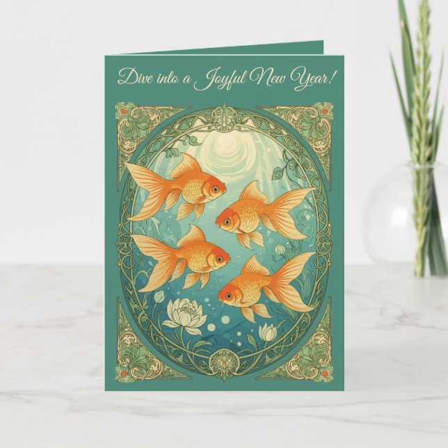 Carte Célébration de Nowruz par Goldfish Grace (Devant)