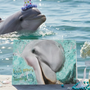 Carte Célébration des 10 ans de Dauphin
