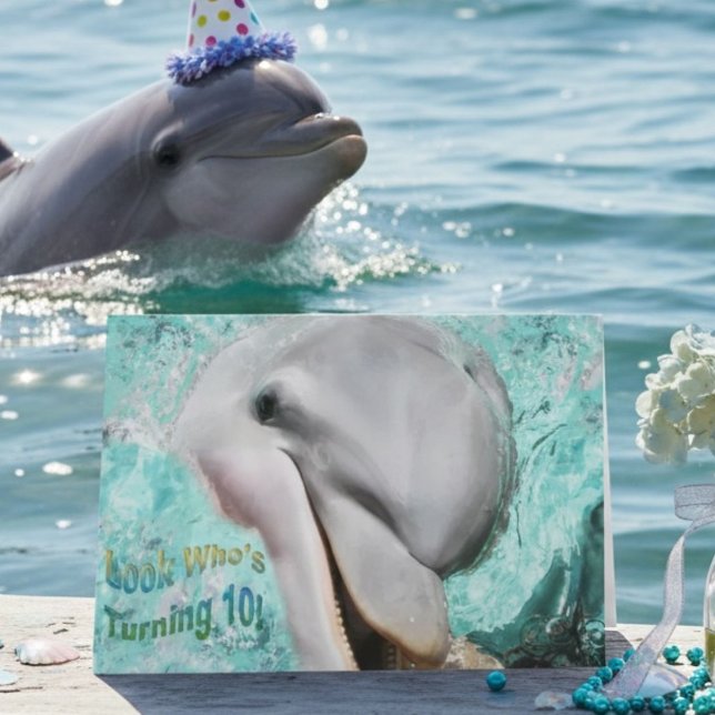 Carte Célébration des 10 ans de Dauphin (Créateur téléchargé)