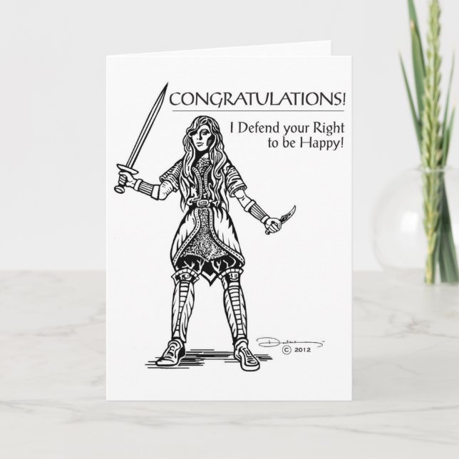 Carte Célébration du bonheur (Devant)