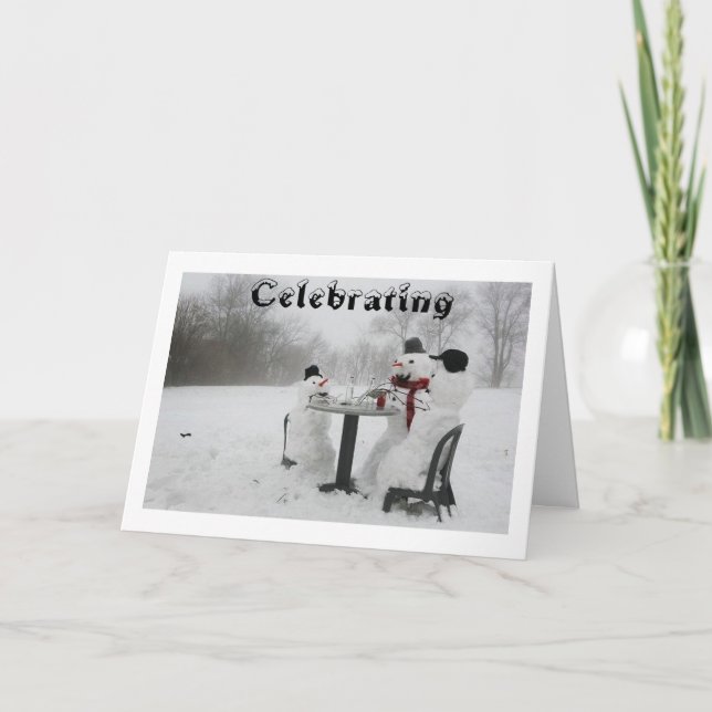 CARTE CÉLÉBRATION **NOTRE ANNIVERSAIRE** (Devant)