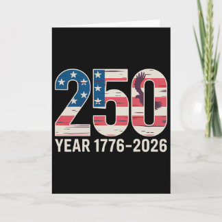 Carte Célébration patriotique 250 ans 1776-2026