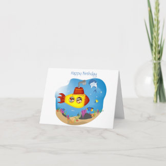 Carte Célébration submersible