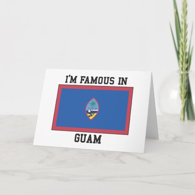 Carte Célèbre À Guam (Devant)