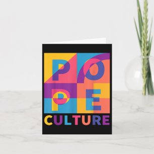 Carte Célébrer Le Pape Pop Art & Culture