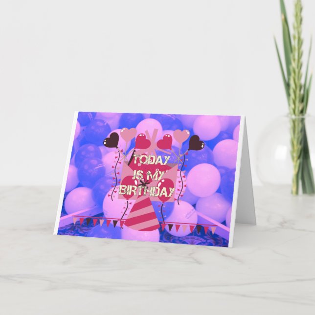 Carte Célébrer Mes Bénédictions Joyeuses d'Anniversaire (Devant)