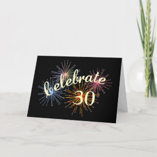 Carte Célébrer un 30e anniversaire