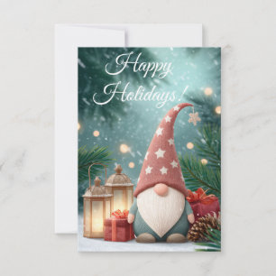 Carte Célébrez la saison des fêtes avec gnome