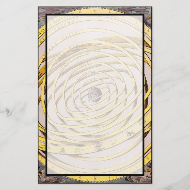 Carte céleste Andres Celarius Papeterie (Devant)