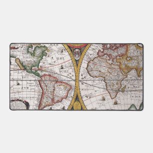 Carte céleste vintage du monde avec diagrammes du
