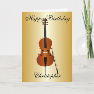 Carte Cello Ajouter un nom Anniversaire