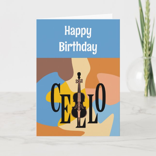 Carte Cello Dans Cello Anniversaire (Devant)