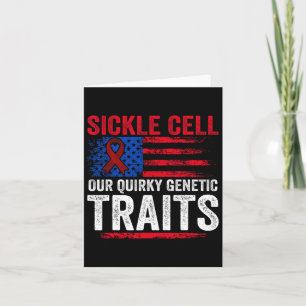 Carte Cellule De Faucille Nos Traits Génétiques Rapides 