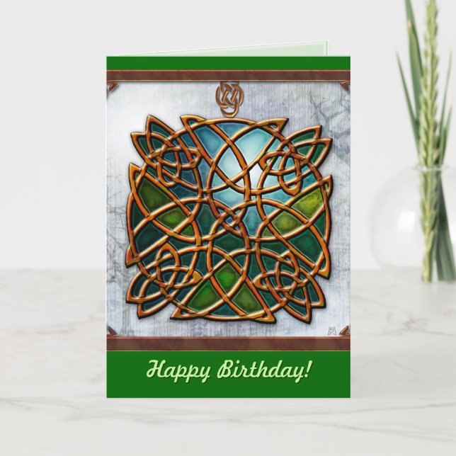 Carte Celtic Dreams (carte d'anniversaire) (Devant)