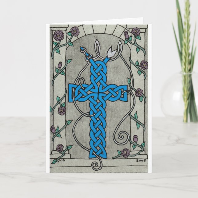 Carte celtique 1 de croix de serpent (Devant)