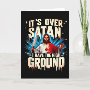 Carte C'en est fini de Satan, j'ai le terrain élevé Joye