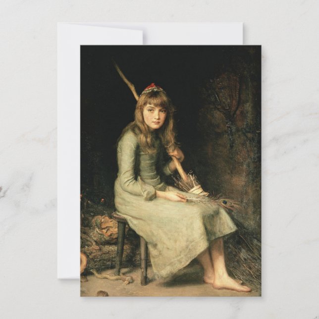 Carte Cendrillon (par John Everett Millais) (Devant)